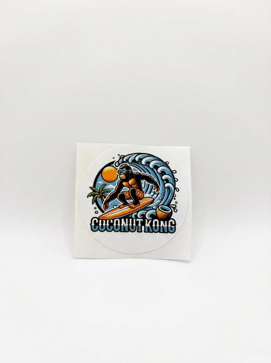 Coconut-Kong sticker 45mm